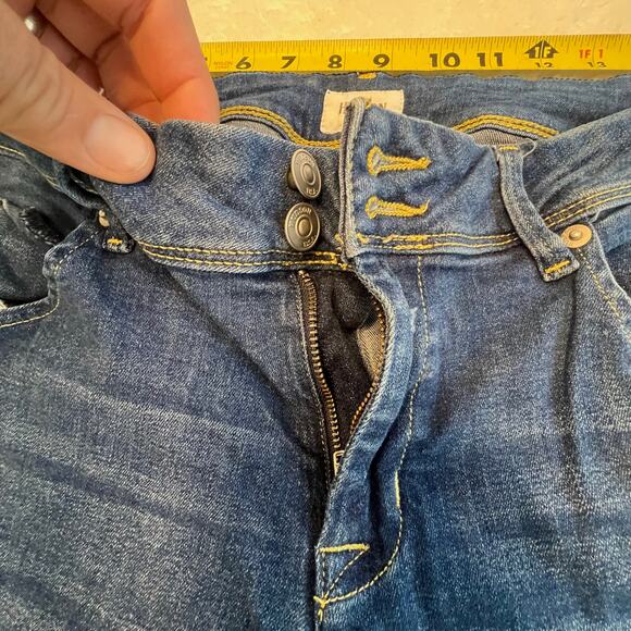 Hudson Women’s Collin Mid Rise Skinny Jeans Flap Pockets Size 31 - Picture 11 of 16